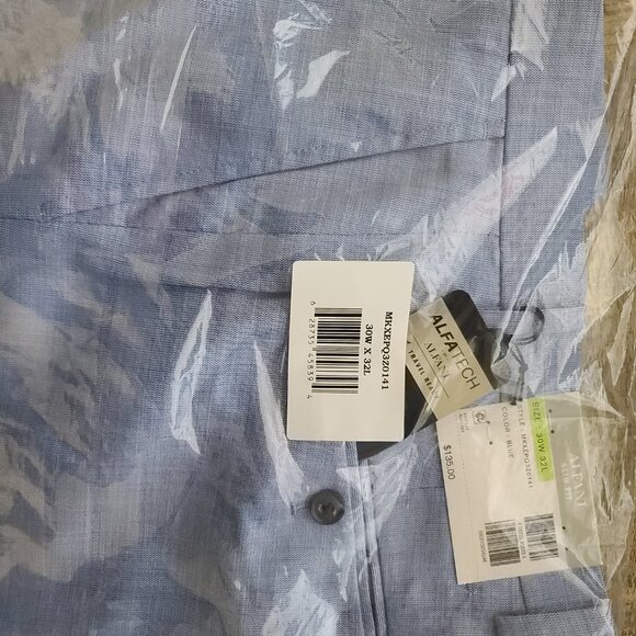 NWT Alfani Mens Slim Fit Stretch Solid Suit Pants Blue 30 x 32 - Picture 4 of 4